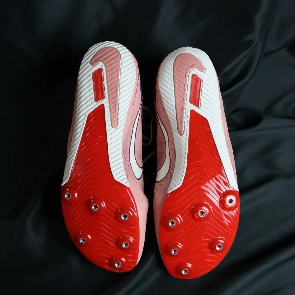 Nike Rival Sprint HQ2061-600 Red Stardust Armory Pack Track Spikes Mens Sz 10 - Picture 7 of 9